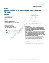 SMP1331-085LF Datasheet Cover