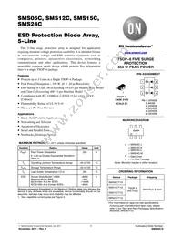 SMS15CT1G Datasheet Cover