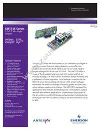 SMT15E-05W3V3J Datasheet Cover