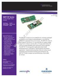 SMT15F-12S1V2J Datasheet Cover