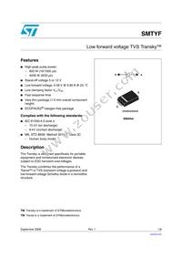 SMTYF5.0A Datasheet Cover