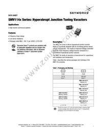 SMV1147-011LF Datasheet Cover