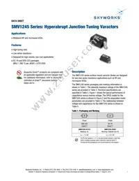 SMV1245-079LF Datasheet Cover