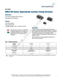 SMV1705-004LF Datasheet Cover
