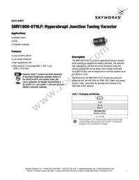 SMV1800-079LF Datasheet Cover