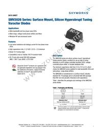 SMV2026-079LF Datasheet Cover