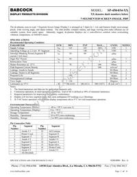 SP-450-034-02 Datasheet Cover