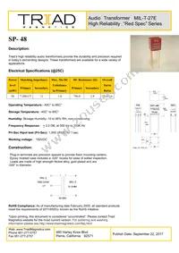 SP-48-B Datasheet Cover