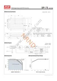 SP-75-7.5 Datasheet Page 2