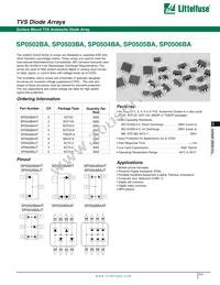 SP0502BAJT Datasheet Cover