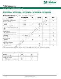 SP0502BAJT Datasheet Page 2