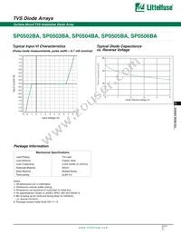 SP0502BAJT Datasheet Page 3