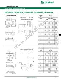 SP0502BAJT Datasheet Page 5