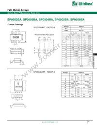 SP0502BAJT Datasheet Page 7