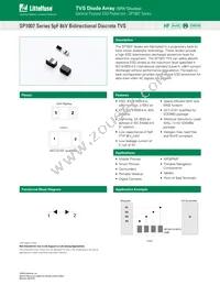 SP1007-01ETG Datasheet Cover