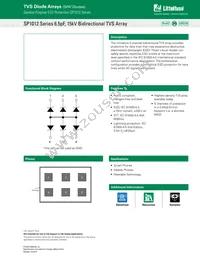 SP1012-05WTG Datasheet Cover