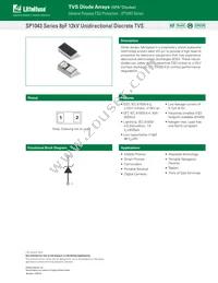 SP1043-01WTG Datasheet Cover