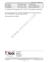 SP1486EMN-L/TR Datasheet Page 15