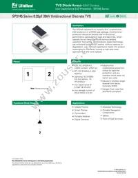 SP3145-01WTG Datasheet Cover