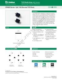 SP4023-01FTG Datasheet Cover