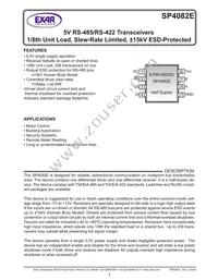 SP4082EEN-L Datasheet Cover