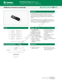 SP5003-04TTG Datasheet Cover