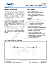 SP6260DEK-L/TR Datasheet Cover