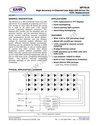 SP7616ER-L/TR Datasheet Cover