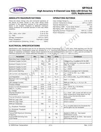 SP7616ER-L/TR Datasheet Page 2