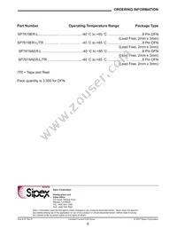 SP7619ER-L/TR Datasheet Page 8