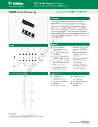 SP8008-08UTG Datasheet Cover