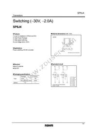 SP8J4TB Datasheet Cover