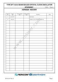 SPA000001 Datasheet Page 2