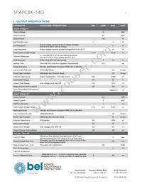 SPAFCBK-14G Datasheet Page 3