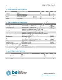 SPAFCBK-14G Datasheet Page 10