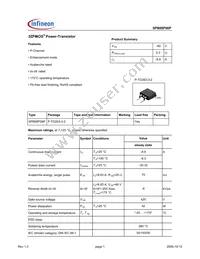 SPB08P06P Datasheet Cover