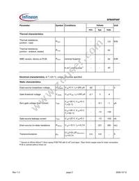 SPB08P06P Datasheet Page 2