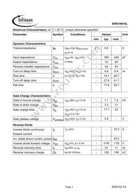 SPB10N10L G Datasheet Page 3