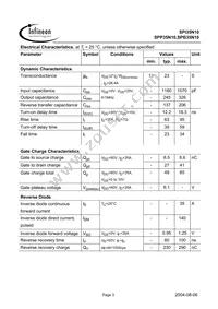 SPB35N10 G Datasheet Page 3
