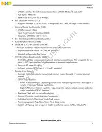 SPC5200CBV400 Datasheet Page 3