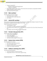 SPC5601PEF0MLL6 Datasheet Page 11