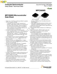 SPC5606SF2CLU6 Datasheet Cover