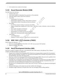 SPC5645SF1VVU Datasheet Page 22