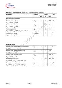 SPD07N20 Datasheet Page 4