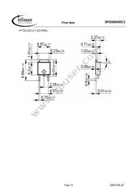 SPD08N50C3BTMA1 Datasheet Page 10