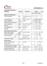 SPD30N06S2L-13 Datasheet Page 3