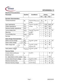 SPD30N06S2L-23 Datasheet Page 3
