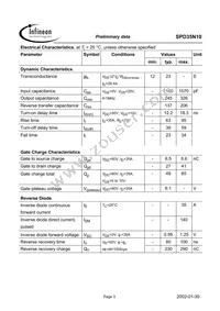SPD35N10 Datasheet Page 3