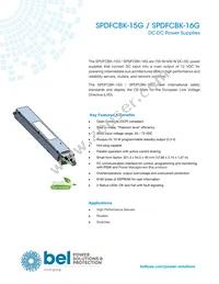 SPDFCBK-15G Datasheet Cover