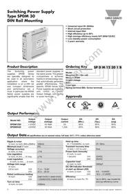 SPDM12301B Datasheet Cover